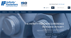 Desktop Screenshot of infinityfasteners.com